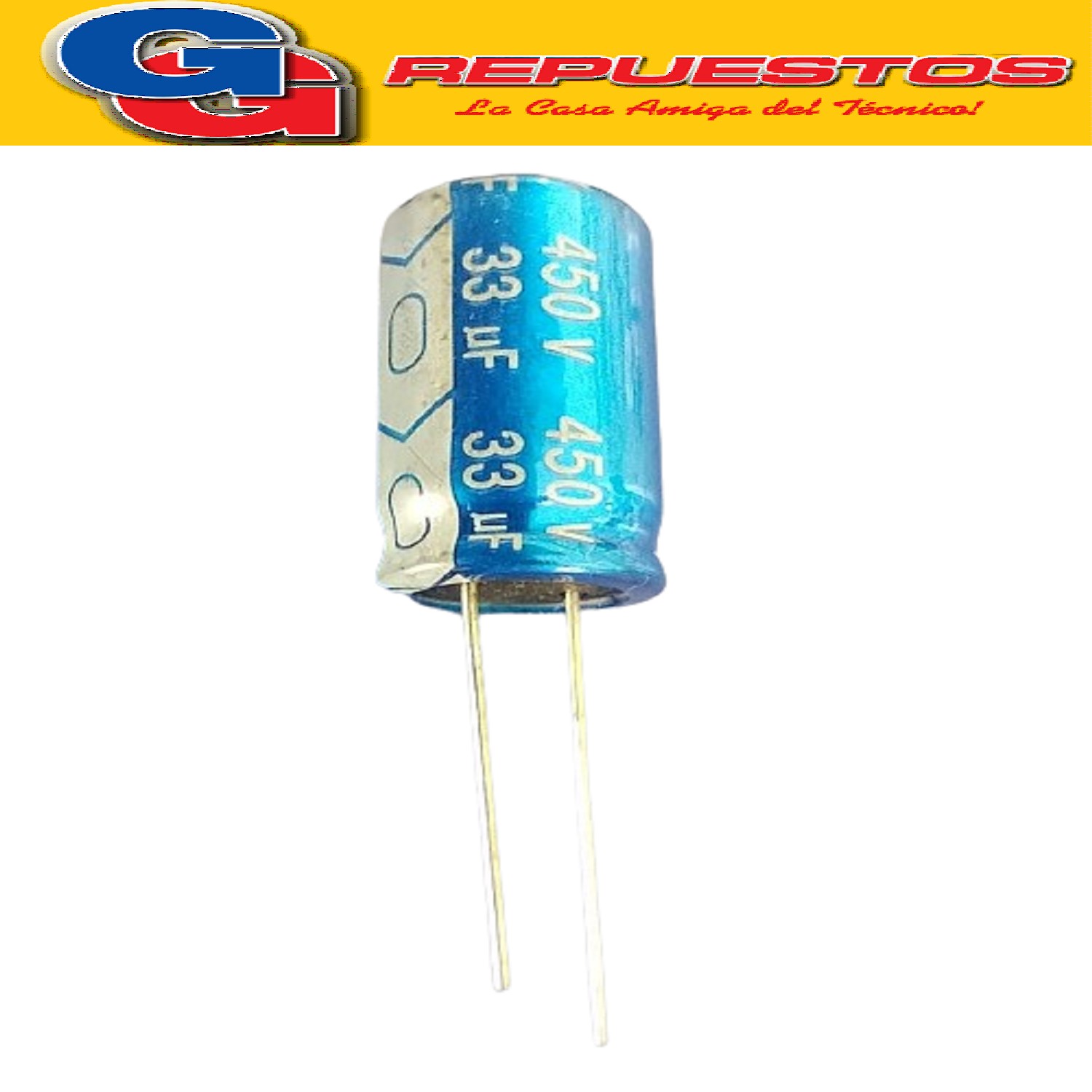 CAPACITOR ELECTROLITICO 33uFX450V RADIAL