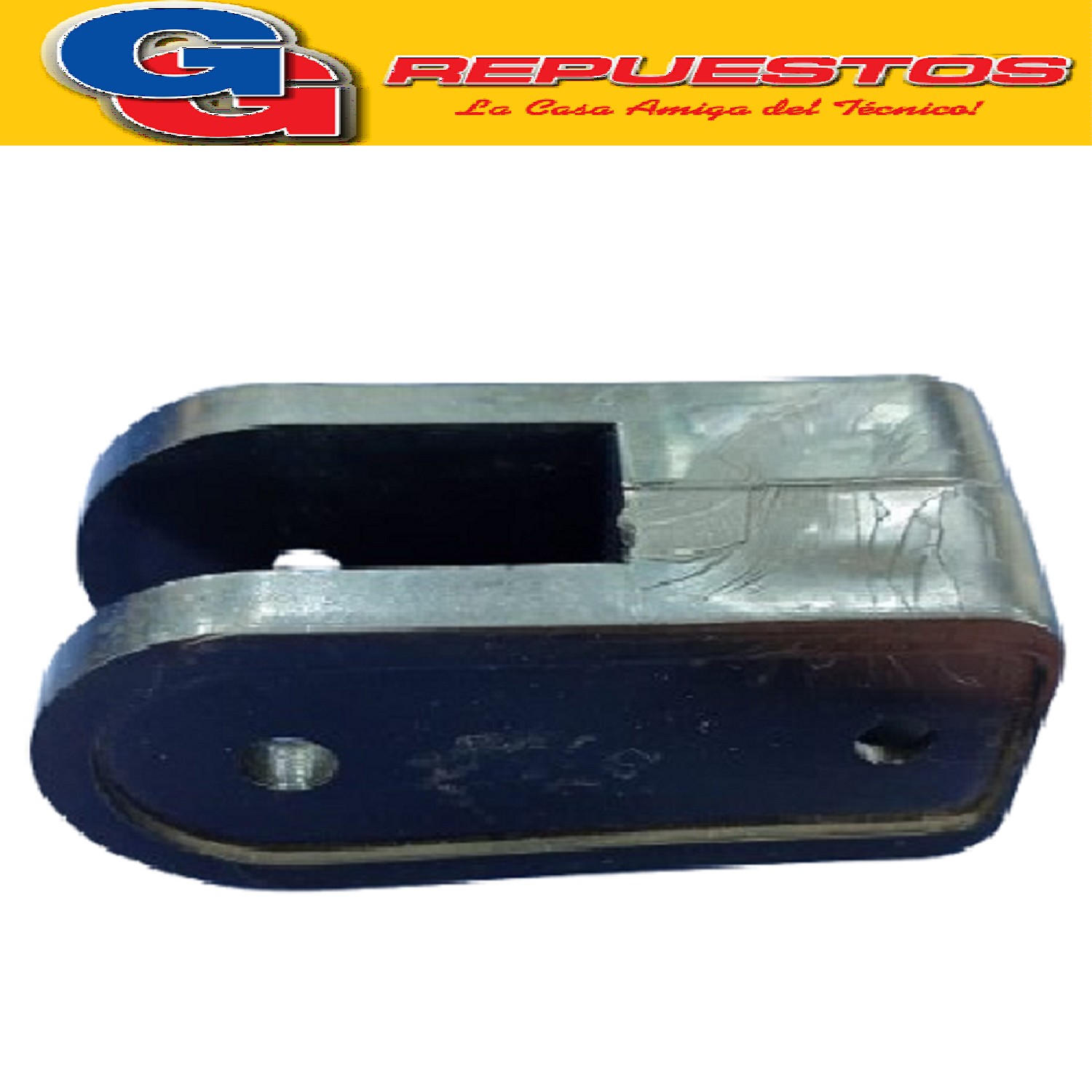 SOPORTE MOTOR VENTILADOR YELMO HORQUILLA ALTO 70 mm , ANCHO  33 mm ESPESOR 28 mm