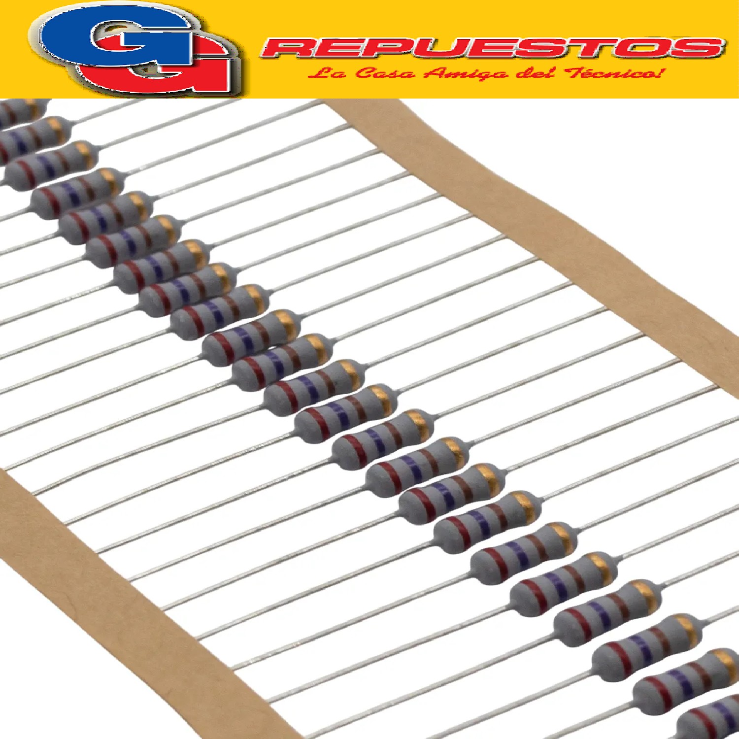 RESISTENCIA METAL FILM 1W 5%  12E 12R