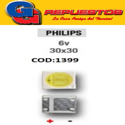 LED PANTALLA 6V 30X30 BACKLIGHT PHILIPS