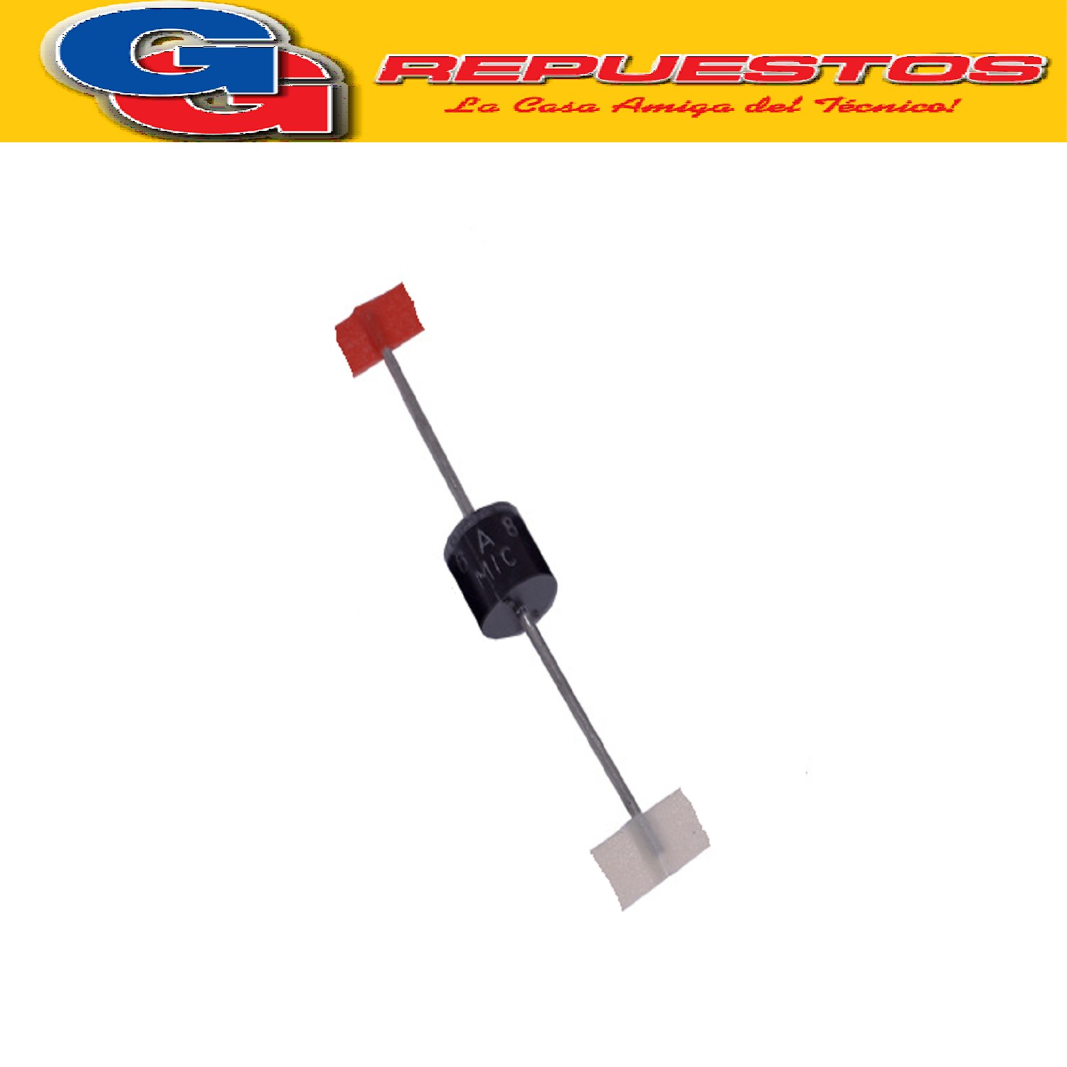 DIODO RECTIFICADOR 6A  800V 6A8