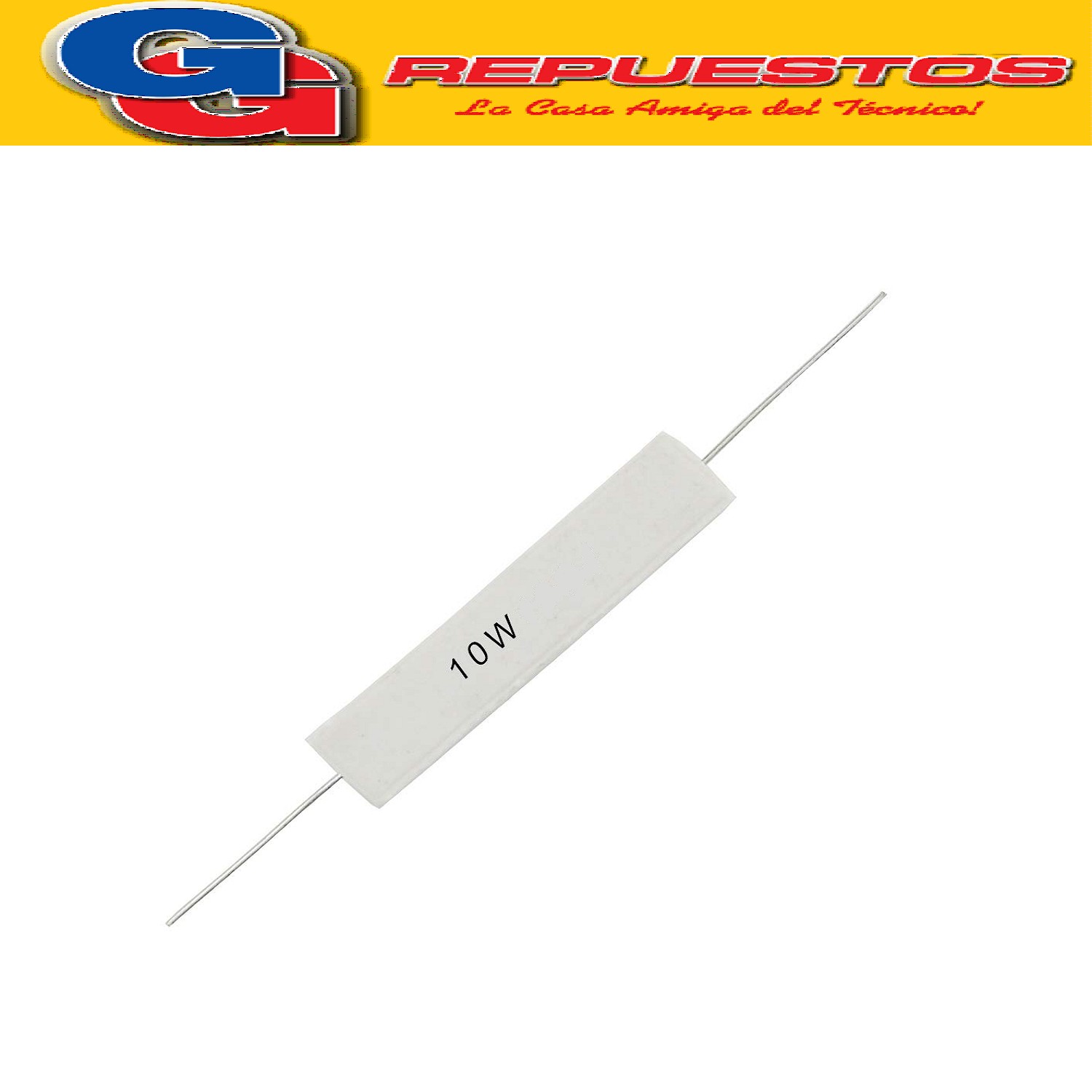 RESISTENCIA CERAMICA 10W 5% 3E9 3R9