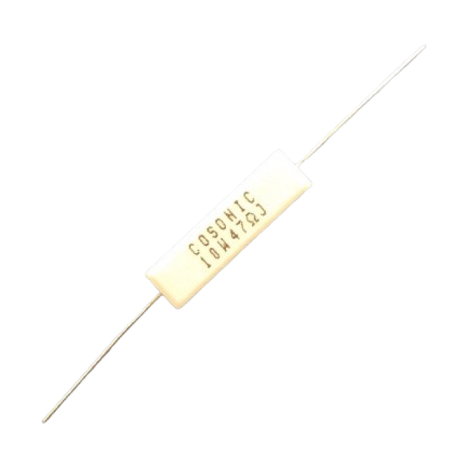 RESISTENCIA CERAMICA 10W 5% 47E 47R