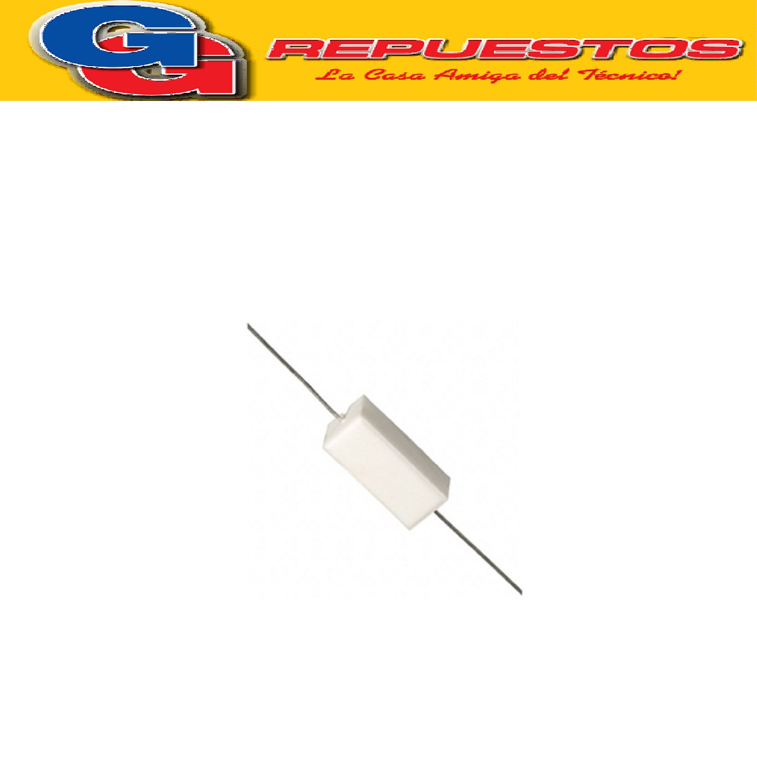 RESISTENCIA CERAMICA 5W 5%  0.47E 0.47R