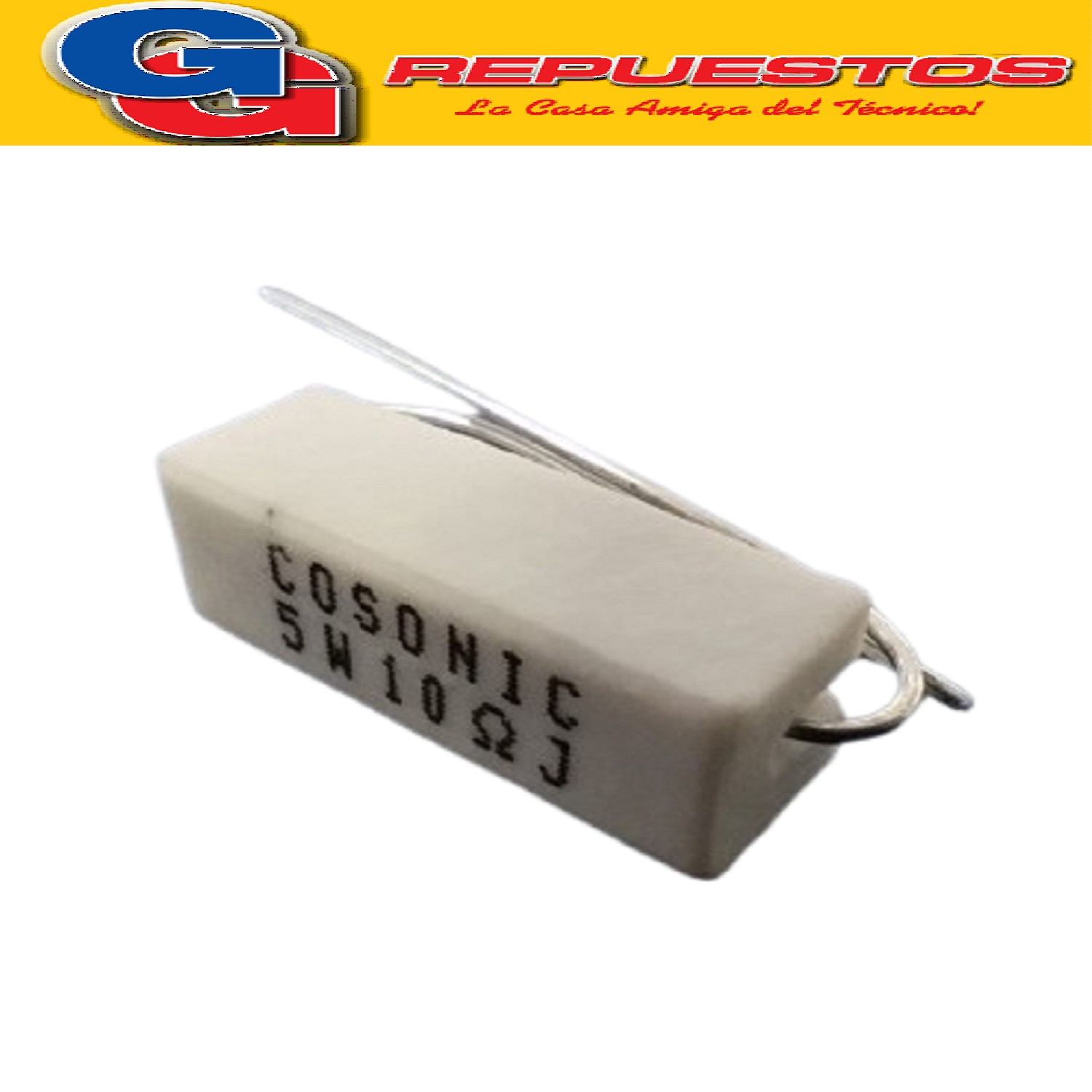 RESISTENCIA CERAMICA 5W 5%  10E 10R