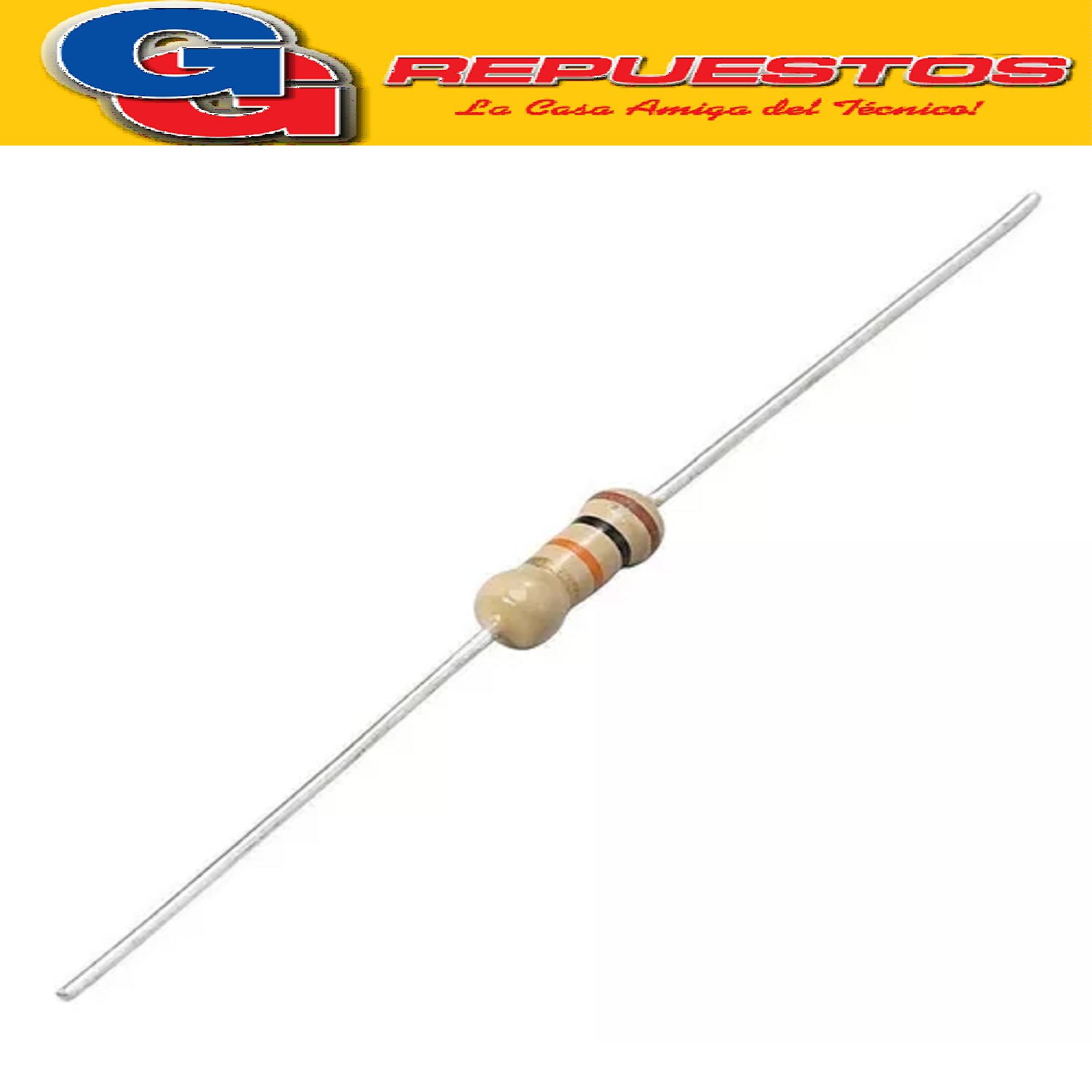 RESISTENCIA CARBON 1/4W 5%   100K