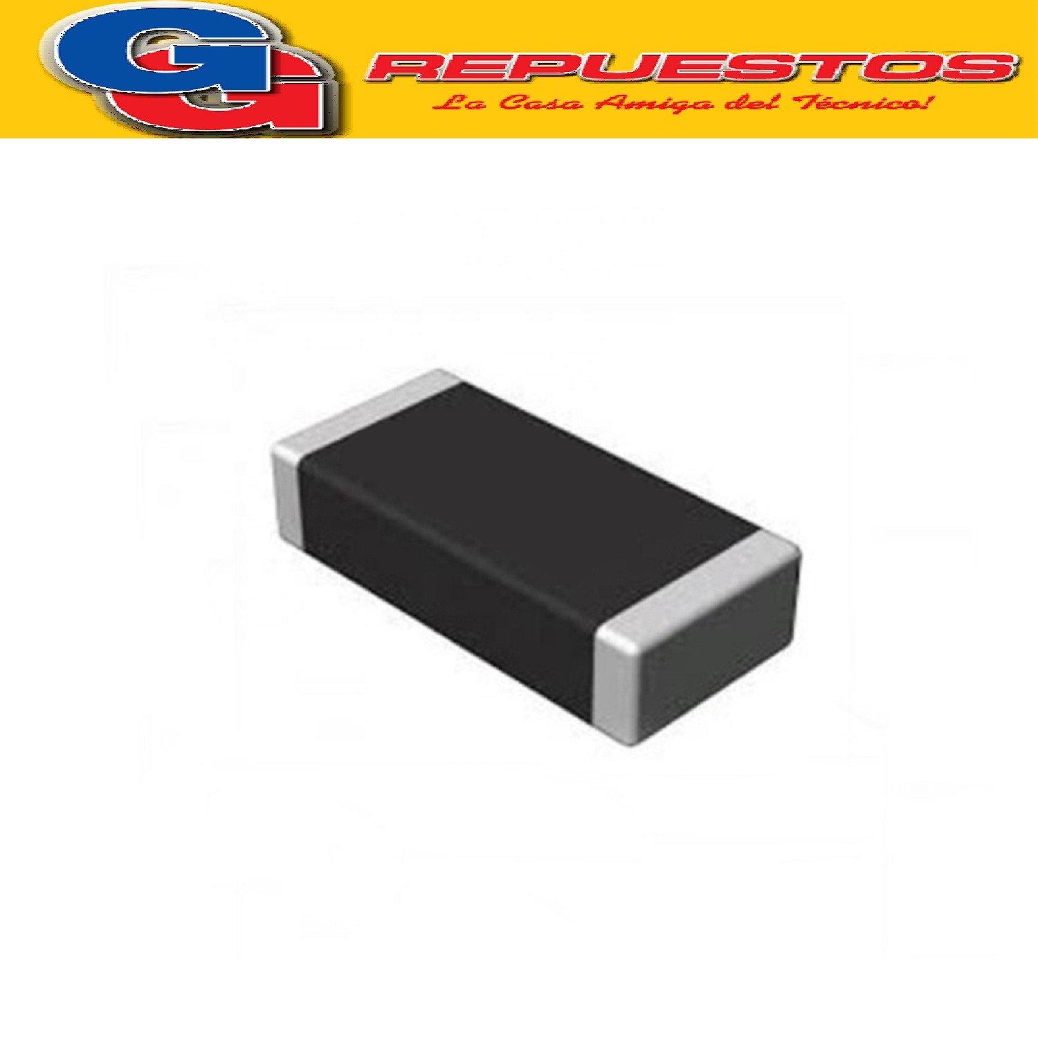 RESISTENCIA CHIP SMD (0805) 1/8W 5%    10E 10R 2 MM x 1,3 MM