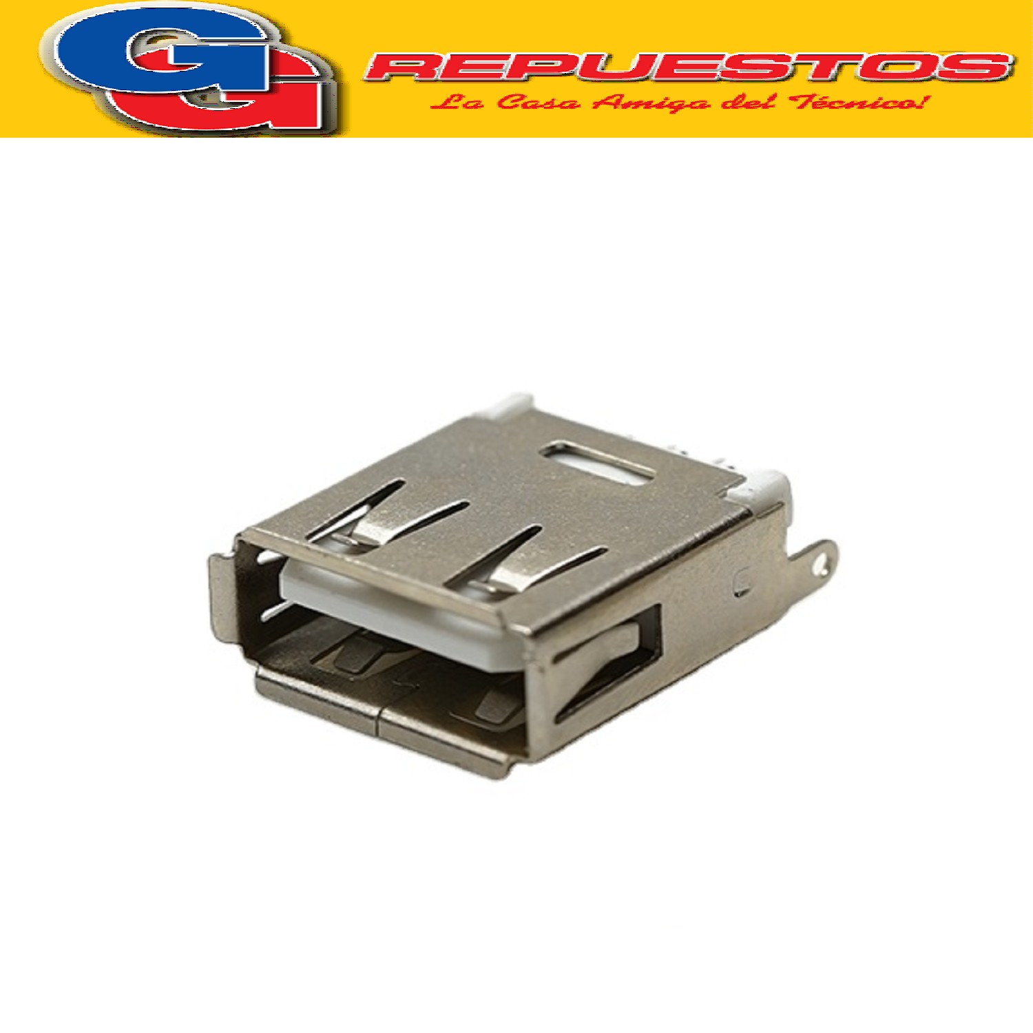 CONECTOR USB TIPO  A  HEMBRA P/CABL