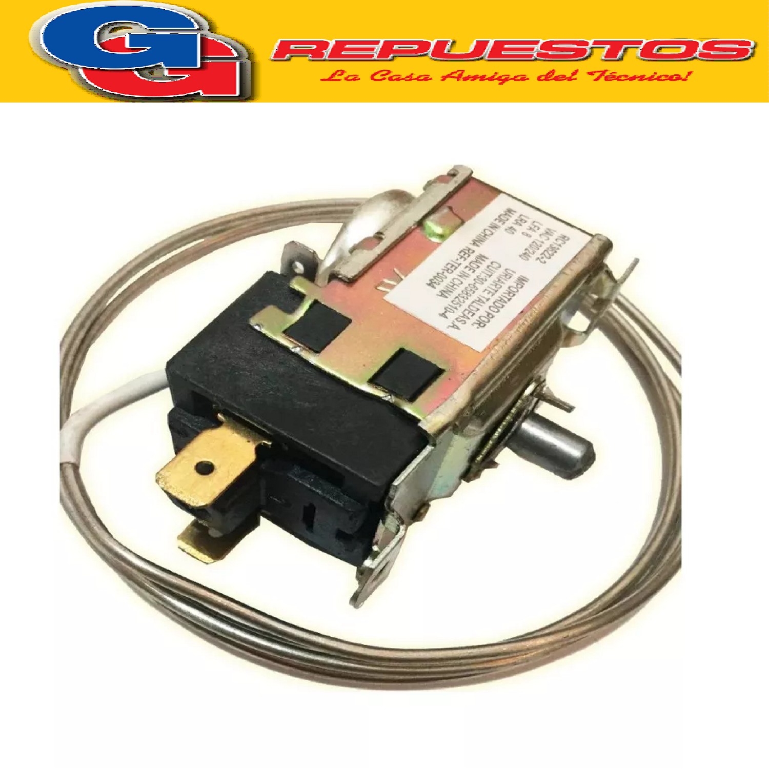 TERMOSTATO RC-13622-2 MT. EJE REDONDO