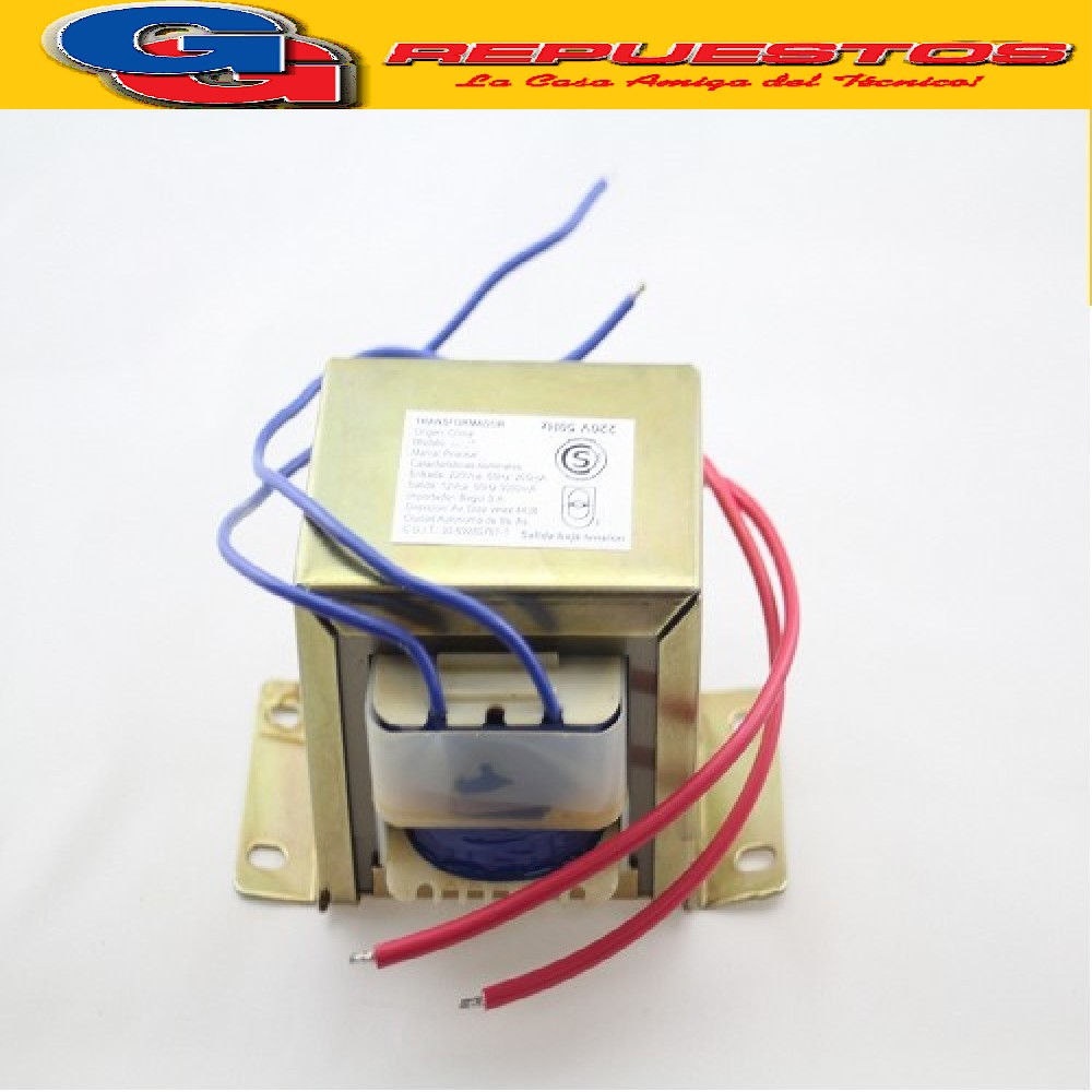 TRANSFORMADOR 12V 3000mA 3A Laminado: 66X45mm