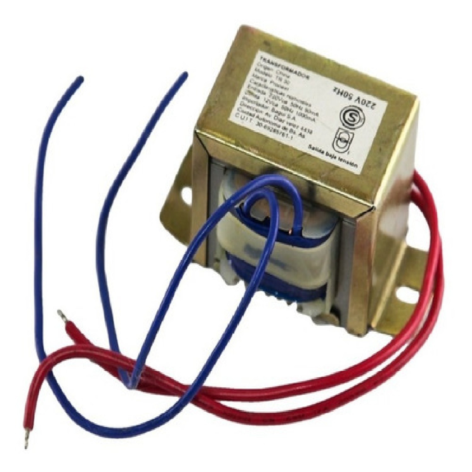 TRANSFORMADOR 15+15V 300mA 0.3A Laminado: 48X18mm