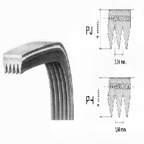 CORREA POLY-V 1313 J5 (ELASTICA) WHIRLPOOL IMPORTADA