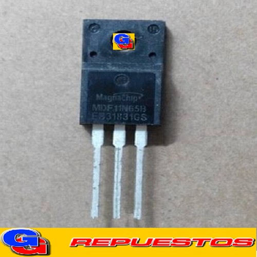 TRANSISTOR FET MDF11N65B (DRAIN-SOURCE 650V/ GATE-SOURCE 20V/ 12A)