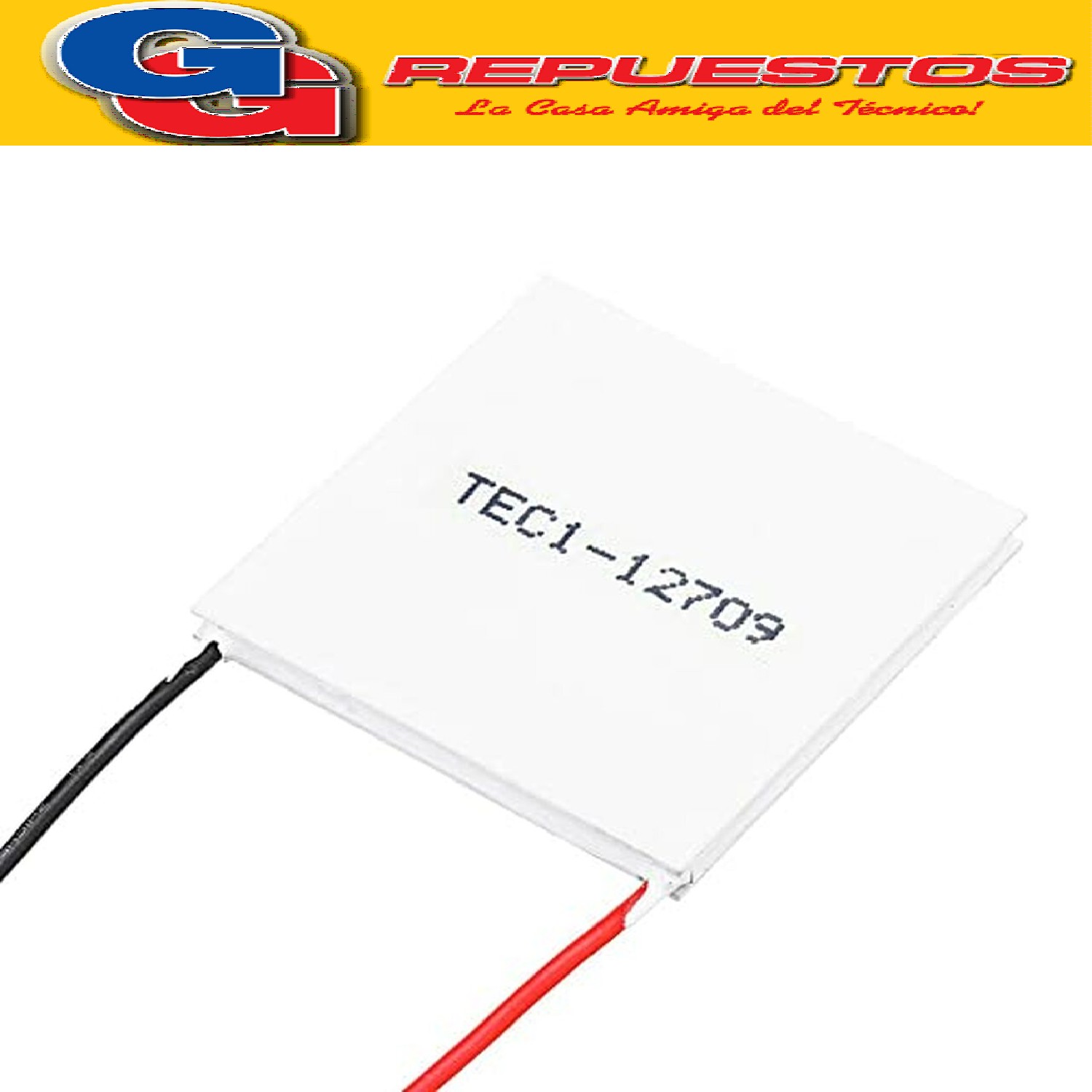 Celda Peltier 40x40mm TEC1-12709-80W-9am 12 V