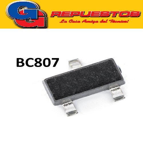 BC807-25 TRANSISTOR PNP SMD BIPOLAR 500MA  45V 250MW (SOT-23)