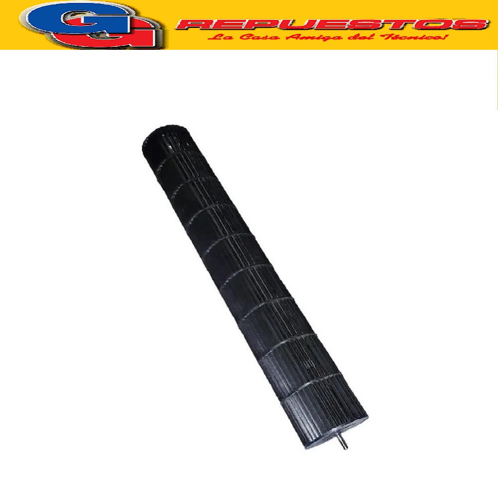 TURBINA EVAPORADOR AIRE SPLIT DIAMETRO 9.4CM LARGO 61.3CM BU JE EXTERNO COD:2661 ES LA MISMA 94X613.5