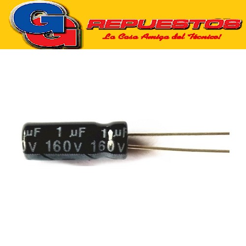 CAPACITOR ELECTROLITICO 1uFX160V RADIAL