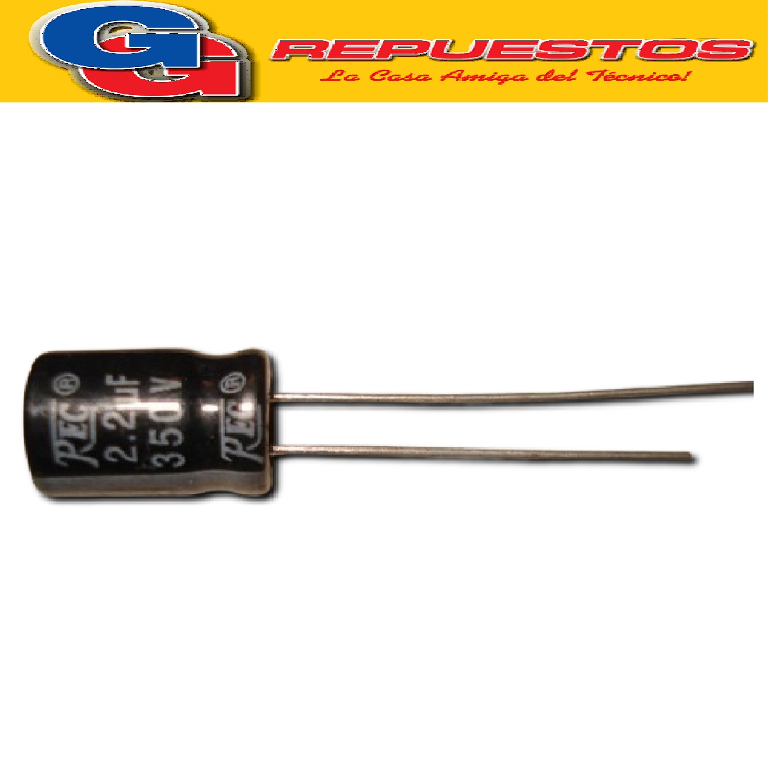 CAPACITOR ELECTROLITICO 2.2uFX350V RADIAL