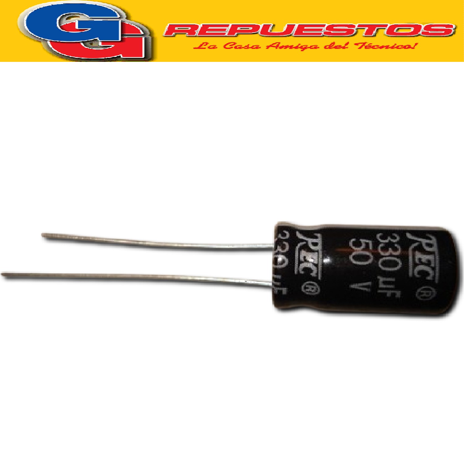 CAPACITOR ELECTROLITICO 330uFX50V RADIAL (10 x 20mm)