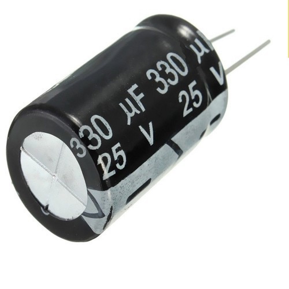 CAPACITOR ELECTROLITICO 330uFX25V RADIAL (8 x 14mm)