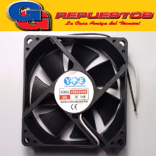 FORZADOR COOLER FAN 80X80X25.5 3 PULGADAS 12V Buje