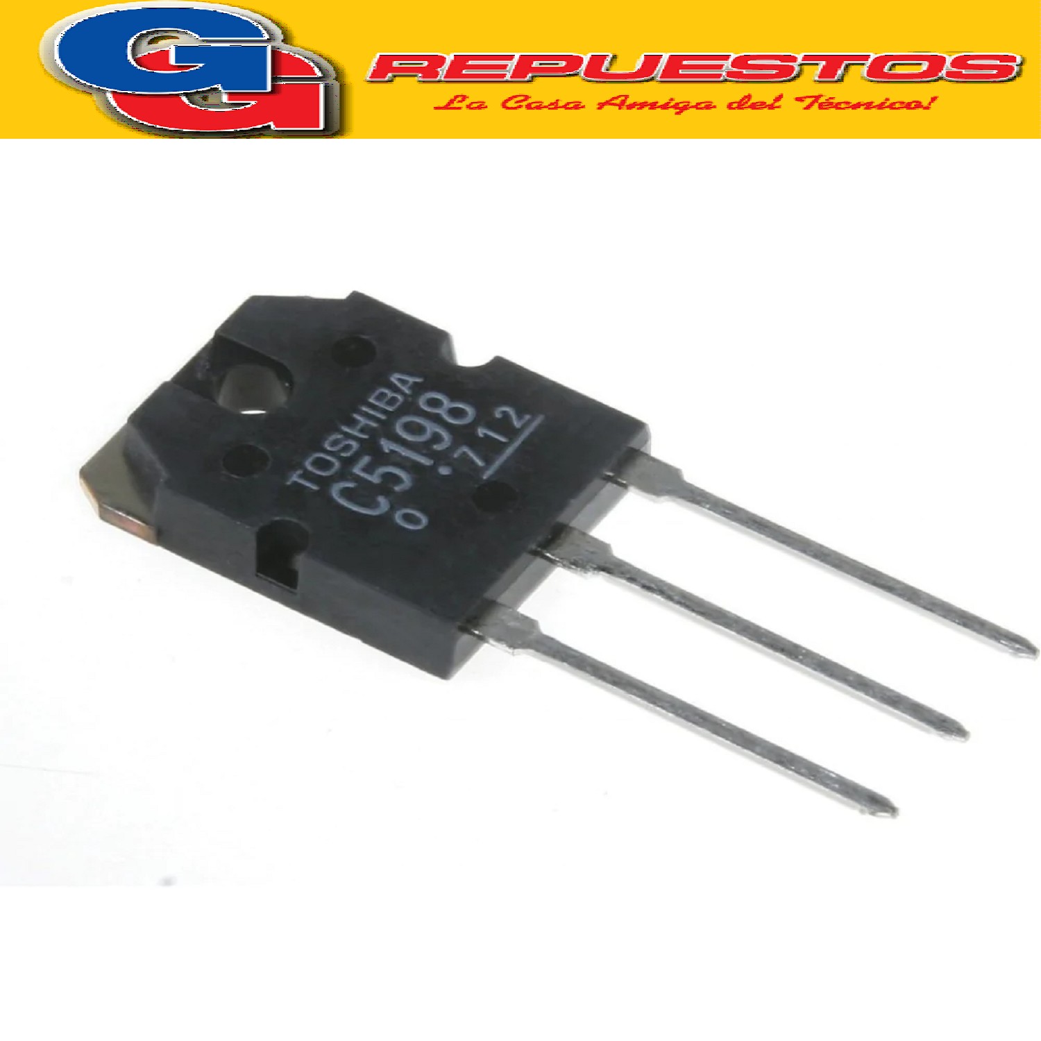 TRANSISTOR NPN 2SC5198 (140V/10A/100W)