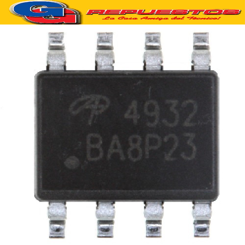 CIRCUITO INTEGRADO AO4932 SMD TRANSISTOR FET DUAL-N 30V 9A