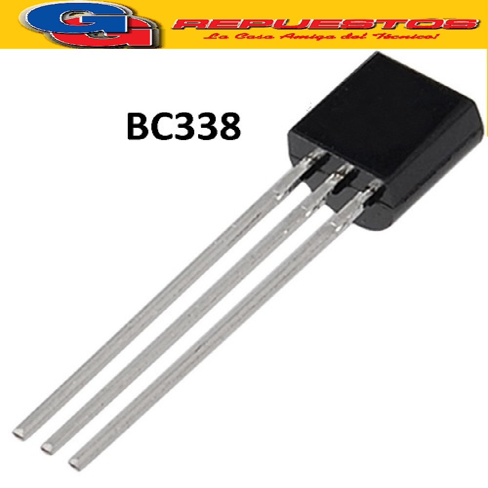 BC338-40 TRANSISTOR NPN hFE=400 45V/800mA/625mW