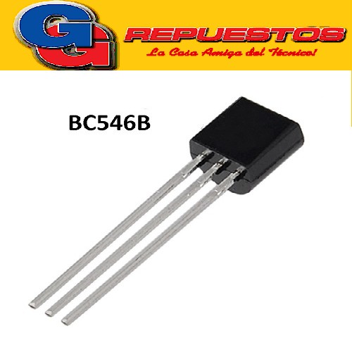 BC546B TRANSISTOR NPN 65V/0.A/625mW/hFE=150