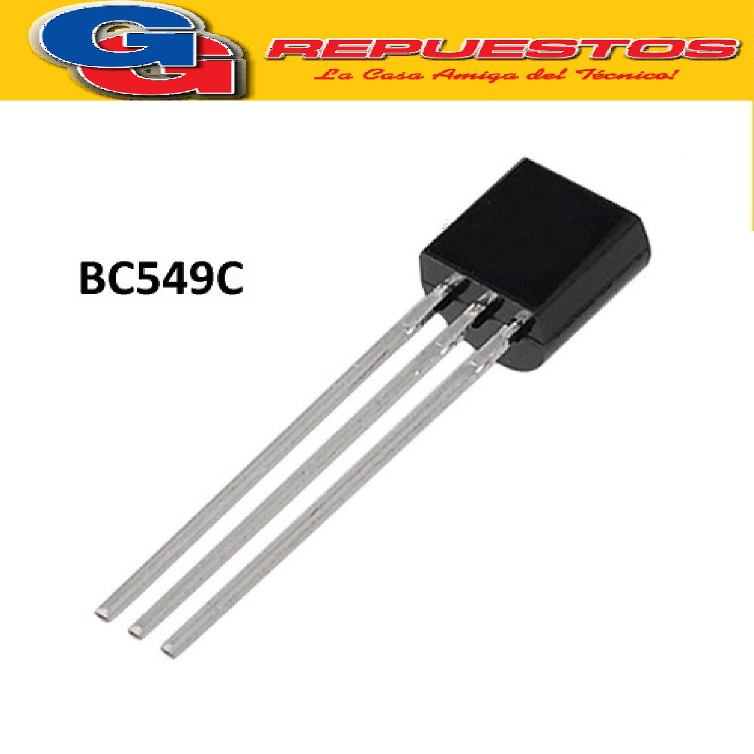 BC549C TRANSISTOR NPN 30V/100mA/625mW