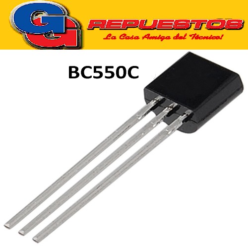 BC550C TRANSISTOR NPN 45V/100mA/625mW