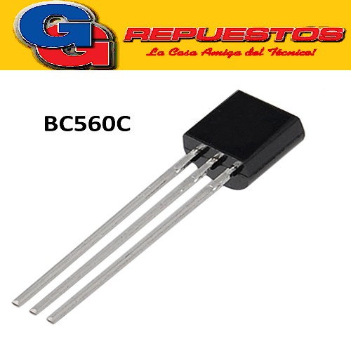 BC560C TRANSISTOR PNP -45V/-100mA/625mW/hFE=270