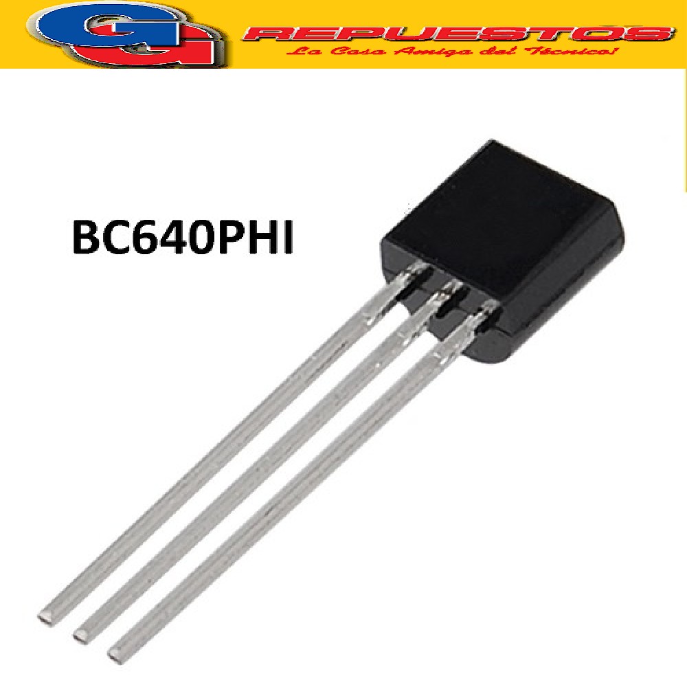 BC640PHI TRANSISTOR PNP -80V/-0.5A/625mW