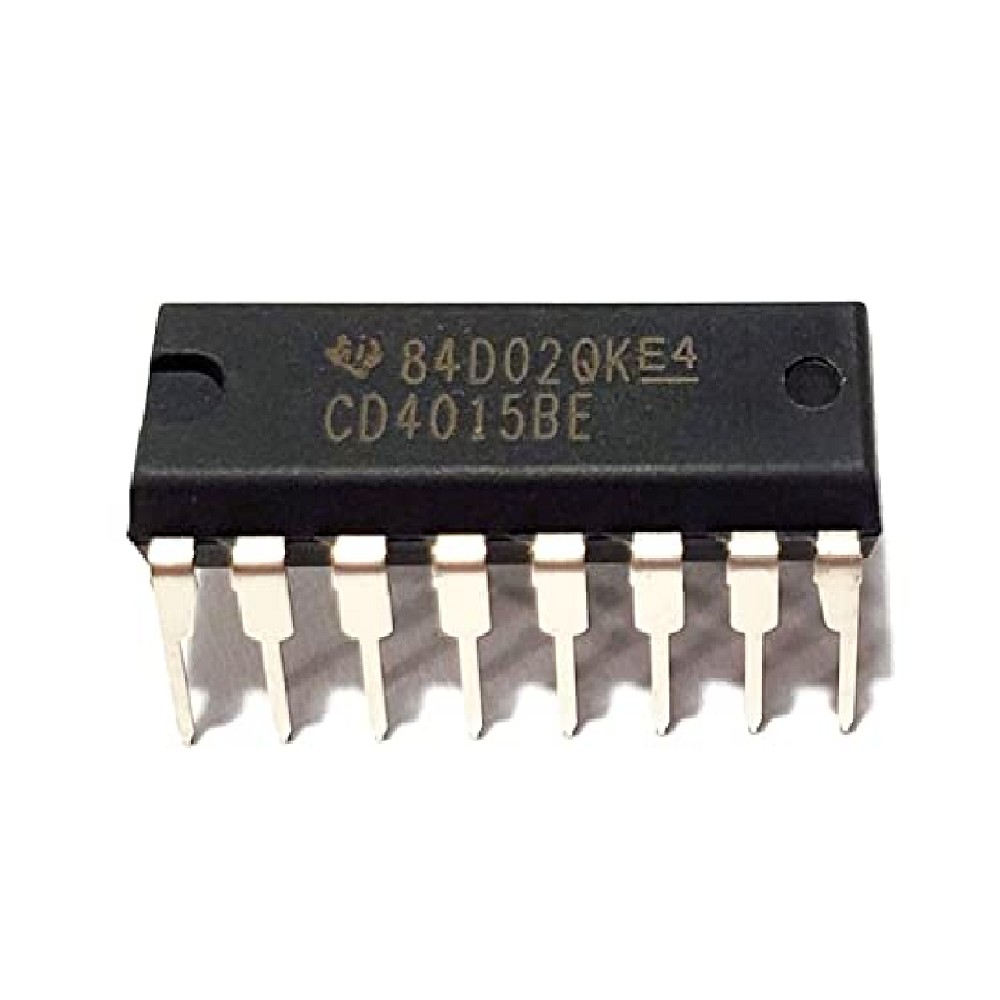 CIRCUITO INTEGRADO CD4015 DOBLE REGISTRO DE CAMBIO 4BITS
