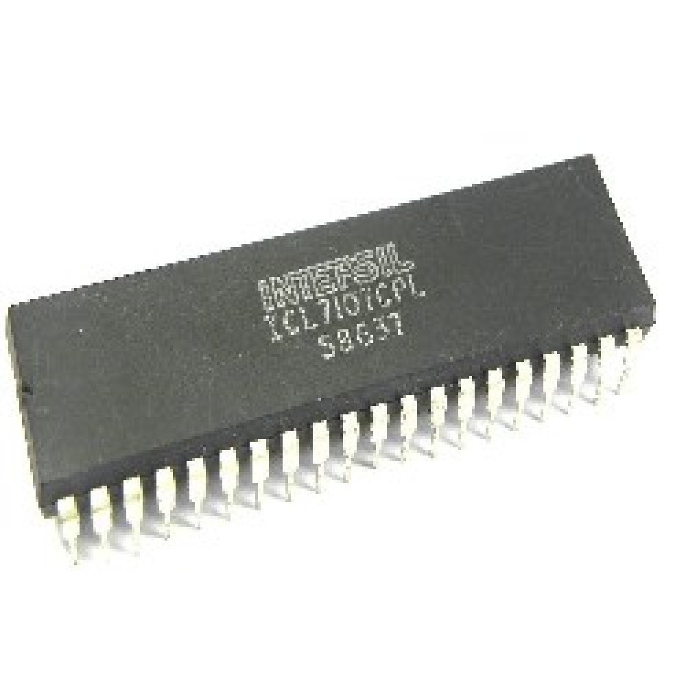 CIRCUITOS INTEGRADOS ICL7107CPL LCD/LED DISPLAY, CONVERTIDOR A/D 3 1/2 DIGITOS