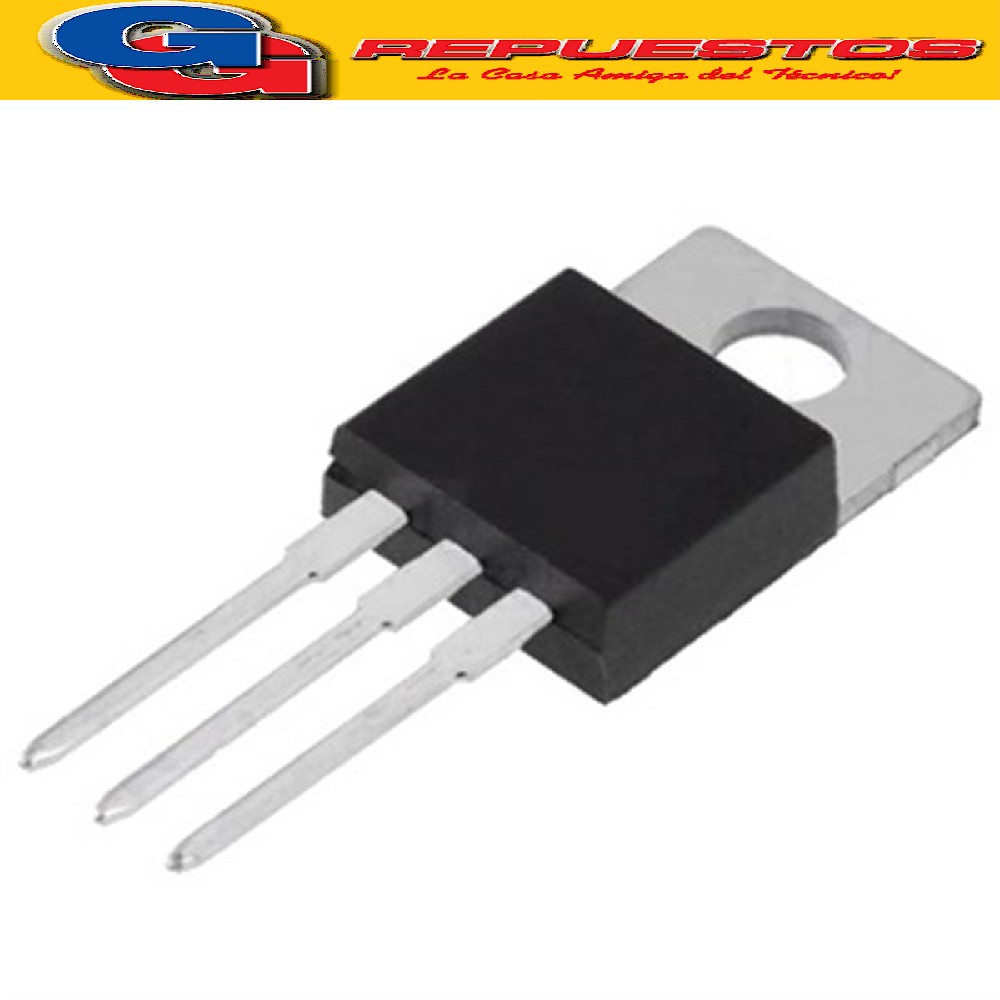 TRANSISTOR MJE13003ST NPN DE CONMUTACION 400V/2A Tension VCE : 700 V Corriente de trabajo: 4 A. Potencia disipada: 75 W
Encapsulado TO220.
