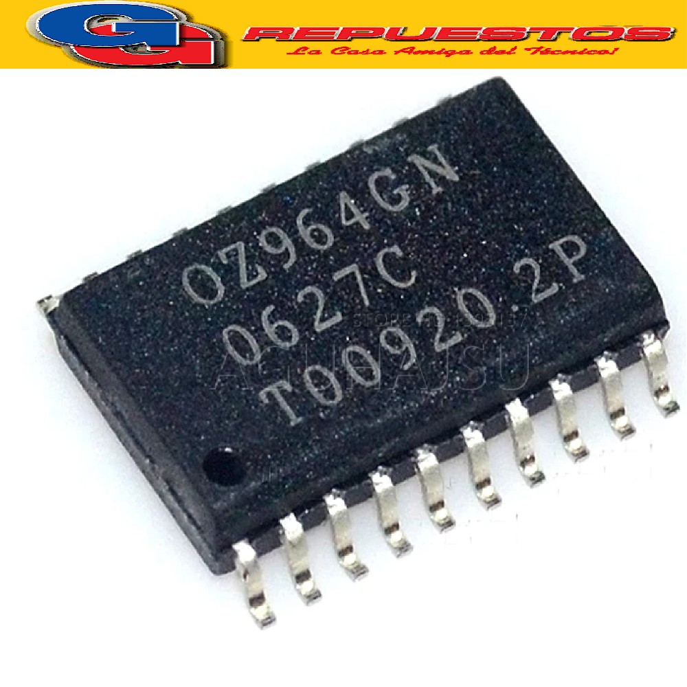 CIRCUITO INTEGRADO OZ964 GN SMD CONTROLADOR CAMBIO DE FASE P WM