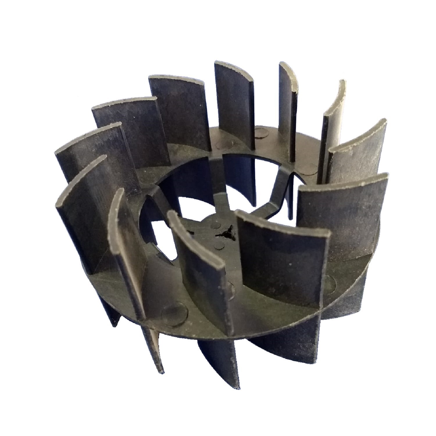 TURBINA CALOVENTOR PLASTICA DIAMETRO 11 CM ALTO 6 CM EJE 4 mm