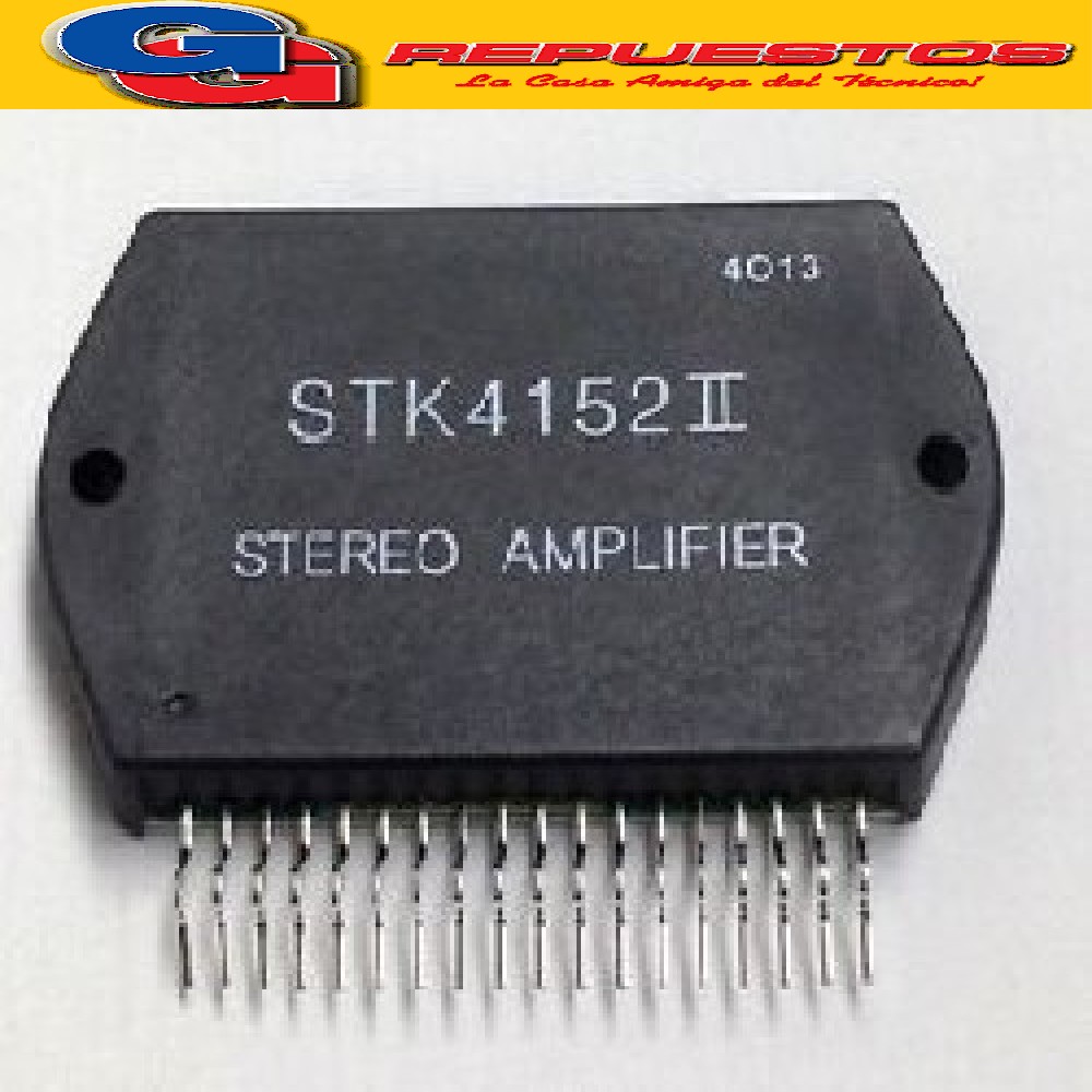 STK4152II CIRCUITOS INTEGRADO AMPLIFICADOR DE AUDIO STEREO 2X30W / 30V