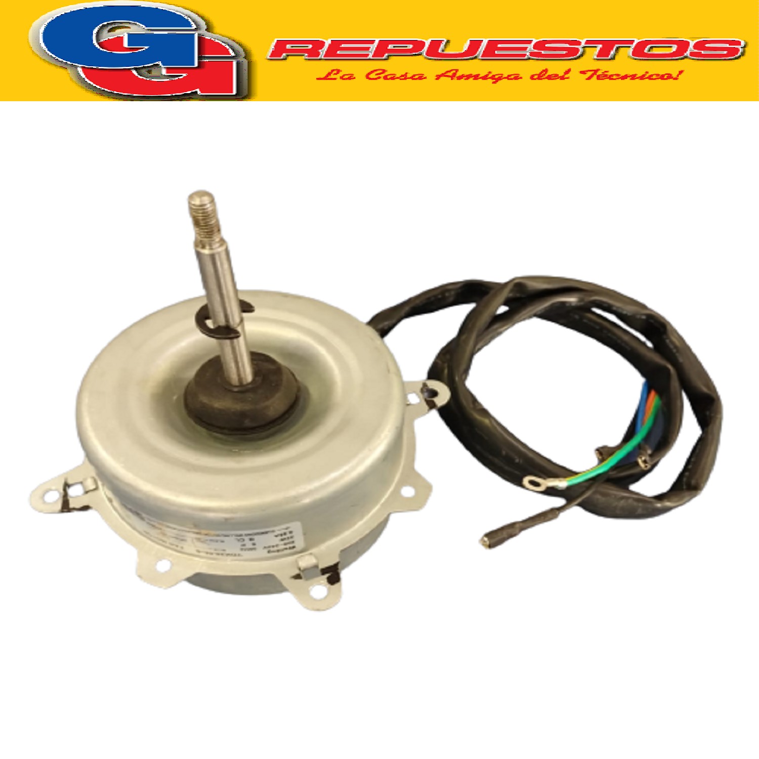 MOTOR FORZADOR AIRE ACONDICIONADO SPLIT YDK25-6E-6 220-240V  50Hz 22W 0.28A 6 P B CL GIRO ANTIHORARIO