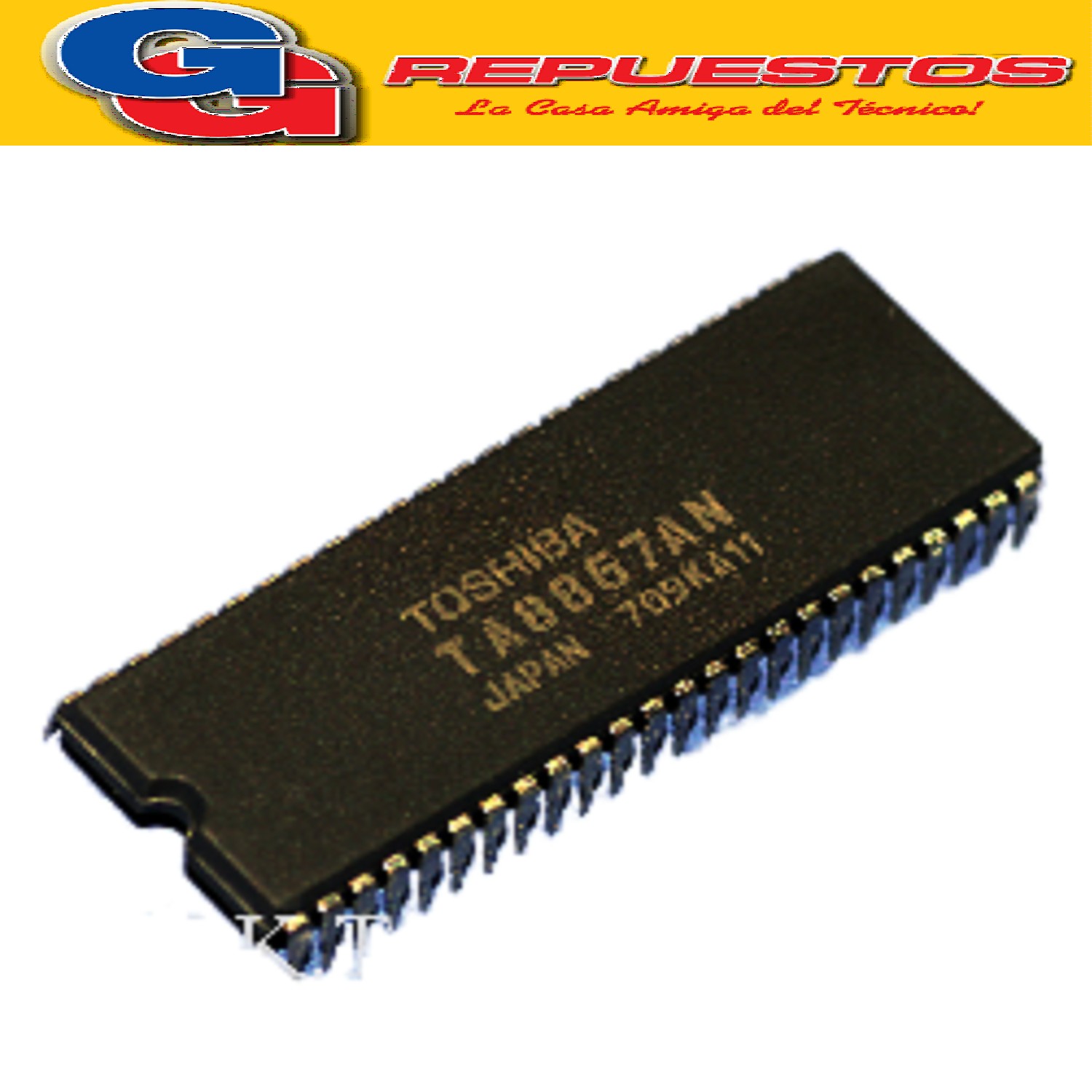 CIRCUITO INTEGRADO TA8867AN PROCESADOR DE VIDEO, CHROMA 8.1  - 9.9V /1.2A