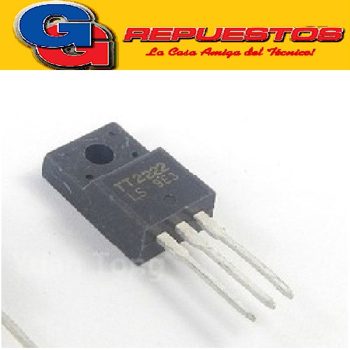 TRANSISTOR TT2222 CON DAMPER PARA TV COLOR