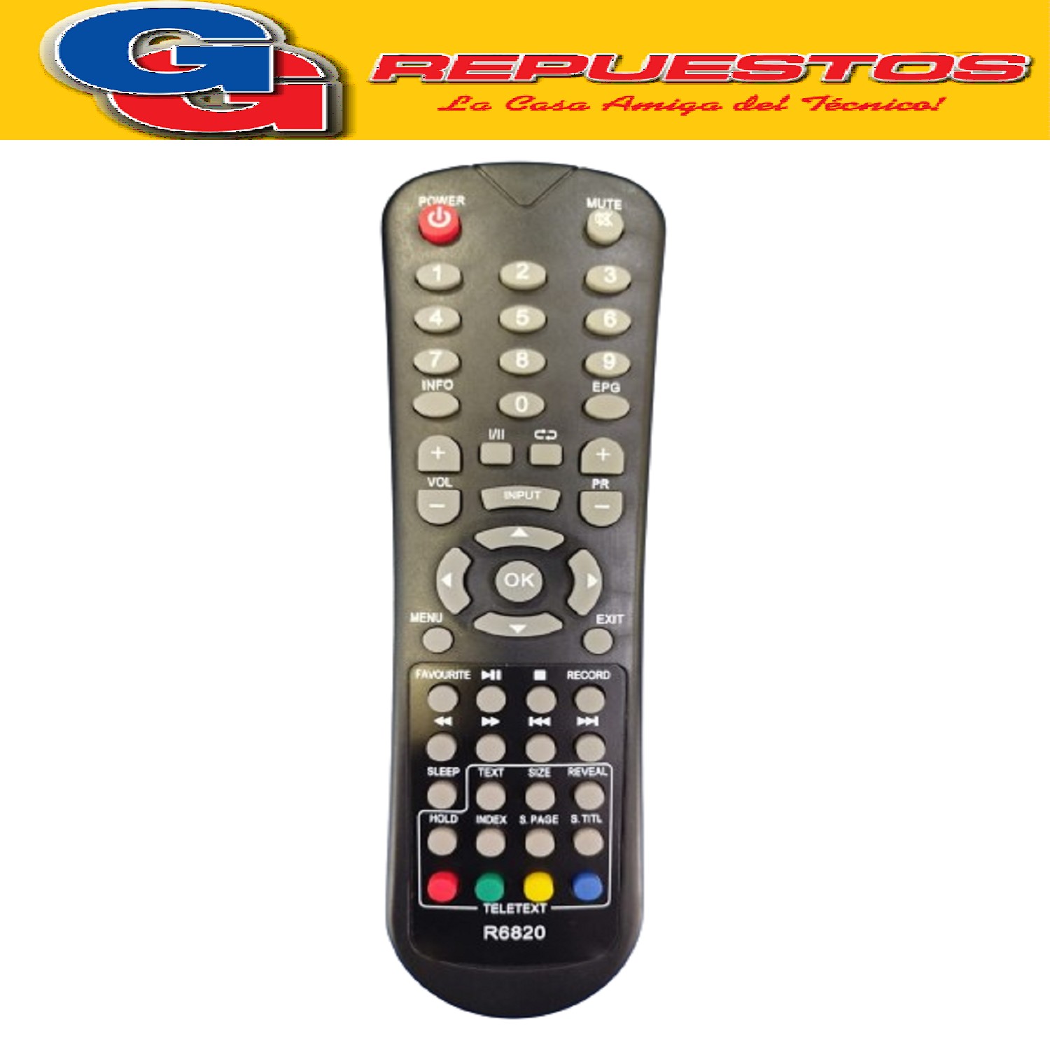 CONTROL REMOTO LED PARA SUZUKI / TONOMAC / ADMIRAL 3820=3821 R6820