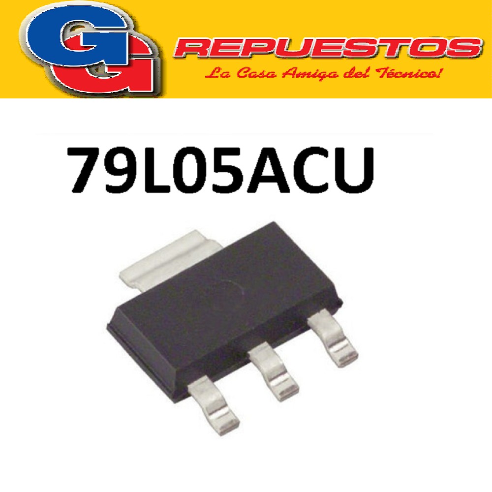 79L05ACU - REGULADOR NEGATIVO  5V 100MA   SMD  (SOT-89)