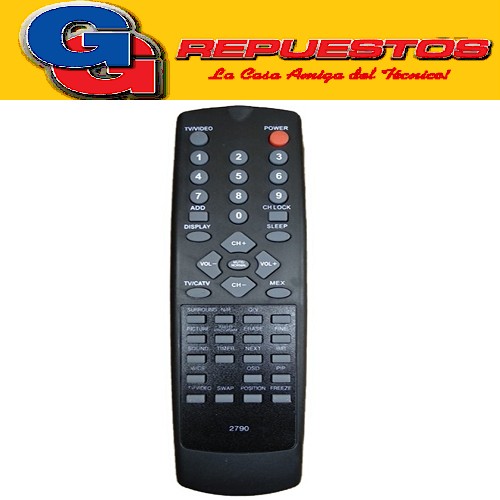 CONTROL REMOTO TV NOKIA (2790) CON PIP