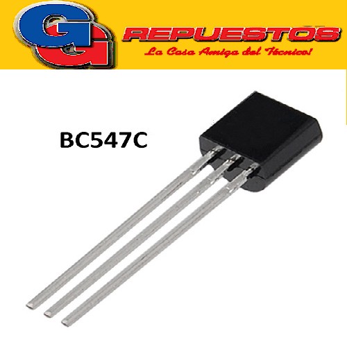 BC547C TRANSISTOR NPN 45V/0.1A/625mW