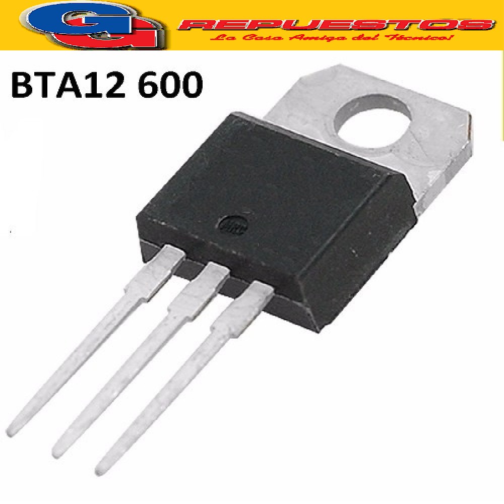 BTA12 600 / 600C / 600B TRIAC 600V/12A (IGUAL A BTB 12-600)