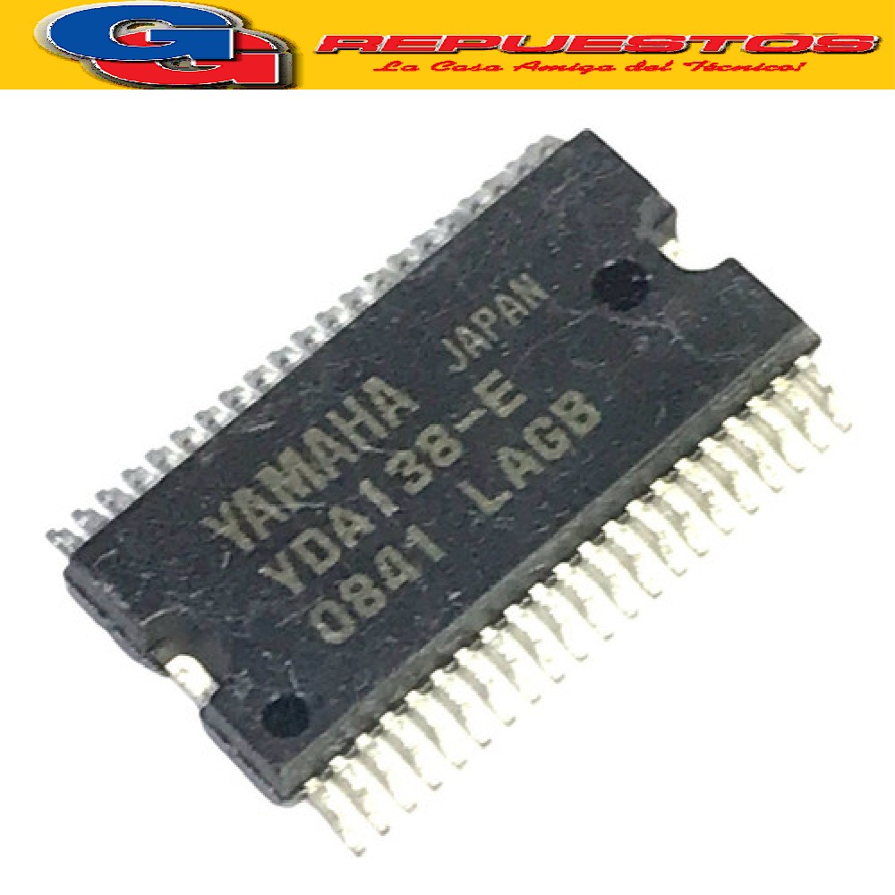 CIRCUITO INTEGRADO AMPLIFICADOR DE AUDIO DIGITAL YDA 138-E Y DA138 YDA 138 ORIGINAL YAMAHA SMD