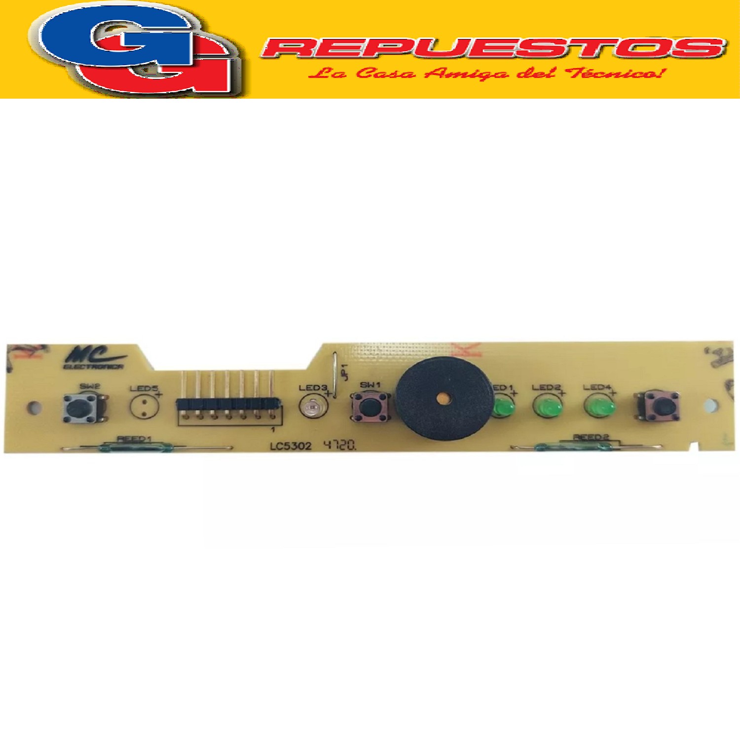 PLAQUETA (MC-H05)  HELADERA WHIRLPOOL INTERFACE WRM44D PLACA SUPERIOR.MANDO INTERFACE WHIRLPOOL WRM49X1
WRM49L1-WRM49P1-WRM49D1-WRM40P- WRM48L-WRM48P WRM40D/WRM40DNL-WRM44D- WRM45D1-WRM48D-WRM48L-WRM48P 
