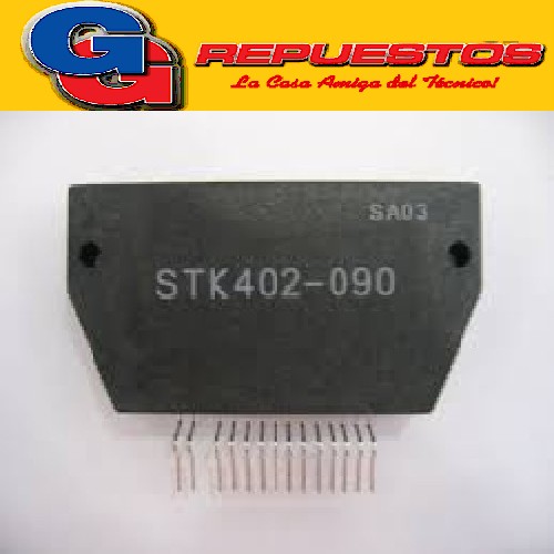 STK402-090 CIRCUITO INTEGRADO 2-Channel Class AB Audio Power Amp 2x 50W (±32V, 6ê) 14 PINES